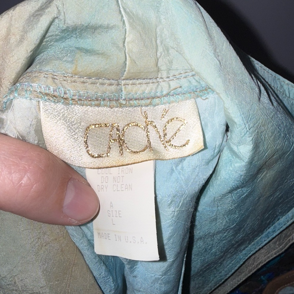 Cache Vintage Patterned Set - Jacket & Pants - image 10